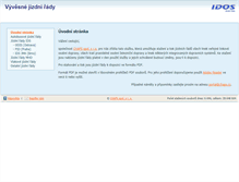 Tablet Screenshot of portal.idos.cz