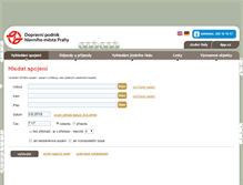 Tablet Screenshot of dpp.idos.cz